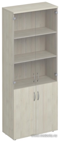 Офисный шкаф для документов со стеклом