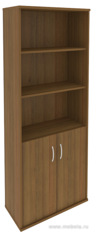 Офисный шкаф полуоткрытый