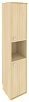 Офисный шкаф высокий узкий полузакрытый(Л/Пр)