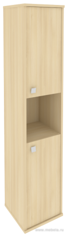 Офисный шкаф высокий узкий полузакрытый(Л/Пр)
