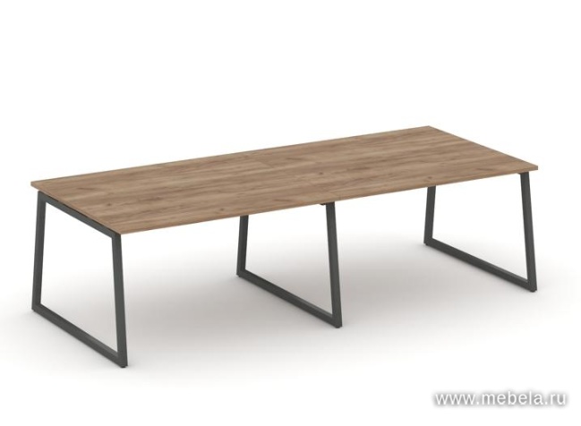 Стол переговорный на T1-образных опорах 40х40