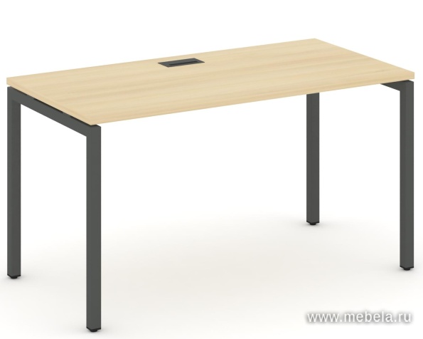 Стол письменный на металлокаркасе на П-образных опорах 40х40