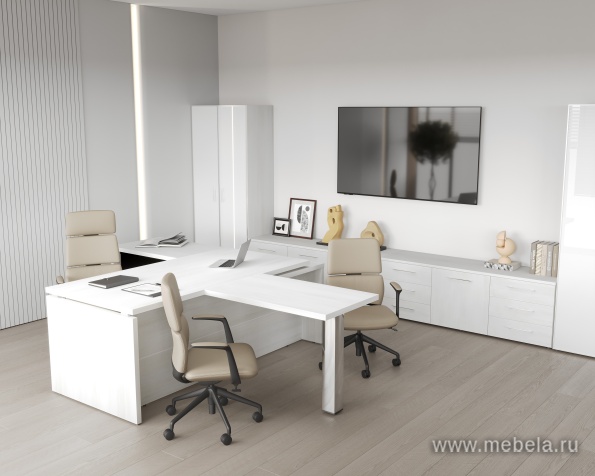 Офисный шкаф узкий средний со стеклом в раме + полка Л/ПР