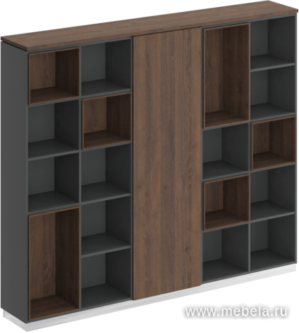 Стеллаж высокий с гардеробом