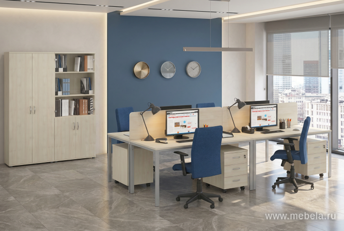 Стол письменный на П-образном металлокаркасе