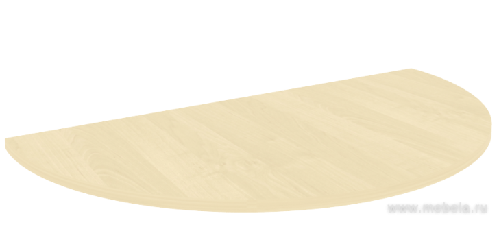 Полукруг на два стола