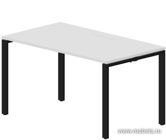 Стол письменный (меламиновый аутлет) на П-образном металлокаркасе Strike