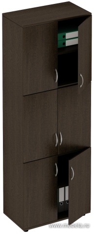 Офисный шкаф для документов 6-дверный