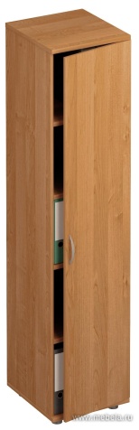 Офисный шкаф для документов узкий закрытый