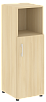 Офисный шкаф узкий средний полузакрытый Л/ПР