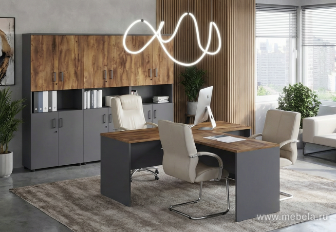 Стол письменный Smart на П-образном металлокаркасе