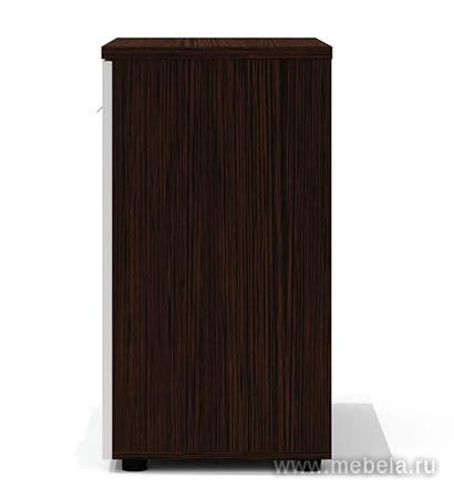 Офисный шкаф низкий (стекло)