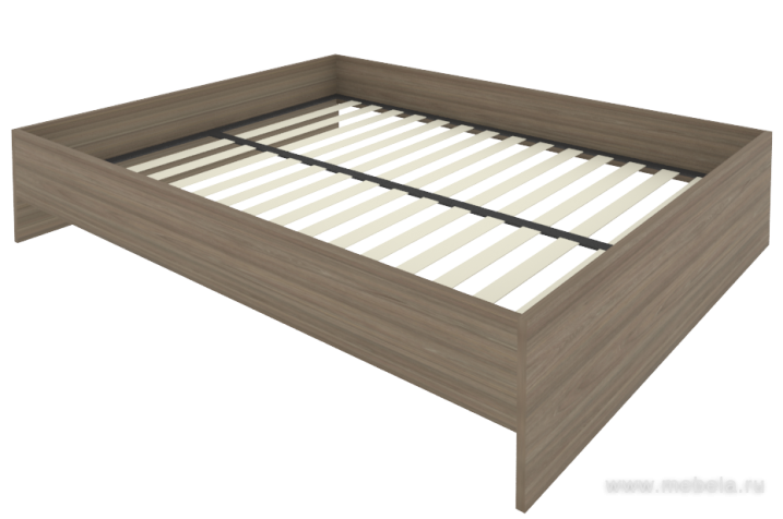 Кровать с ортопедическим основанием без изголовья