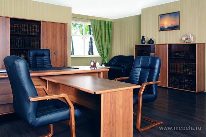 Офисный шкаф низкий узкий глухой