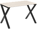 Стол рабочий на металлокаркасе (x-образные опоры)