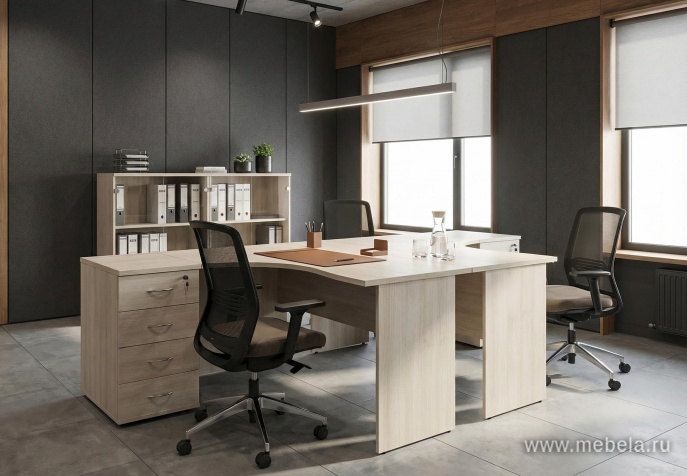 Стол письменный на П-образном металлокаркасе