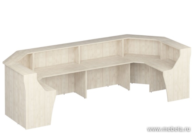 Стойка ресепшн прямая с вырезом