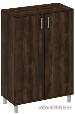 Офисный шкаф средний, широкий, глухие двери без замка