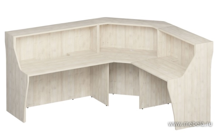 Стойка ресепшн прямая с вырезом