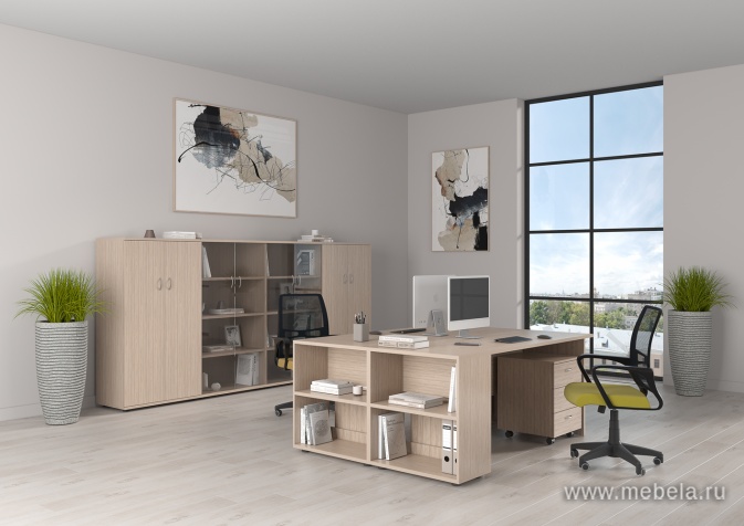 Стеллаж угловой правый