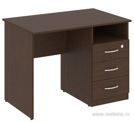 Стол письменный с тумбой правый