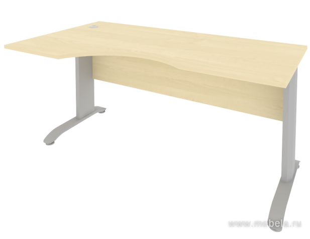 Стол эргономичный на металлокаркасе (левый)