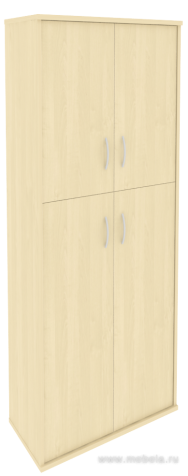 Офисный шкаф 2 секции закрытый