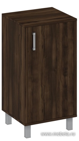 Офисный шкаф низкий ПРАВЫЙ, дверь ДСП без замка