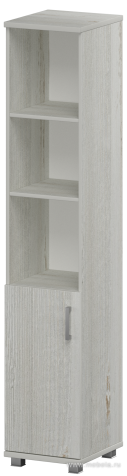 Офисный шкаф узкий высокий полузакрытый (ЛДСП)