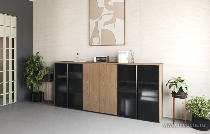 Стол руководителя на электроприводе, без экрана