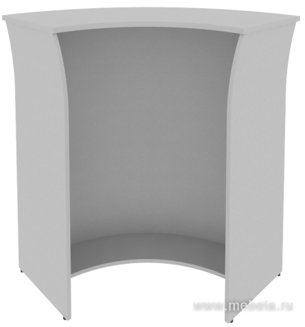 Стойка ресепшн угловая ХДФ (без полки)