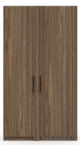 Офисный шкаф высокий закрытый (полки ЛДСП) с гардеробом