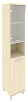 Офисный шкаф высокий узкий со стеклом (левый/правый)