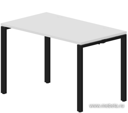 Стол письменный (2 громмета) на П-образном металлокаркасе Strike