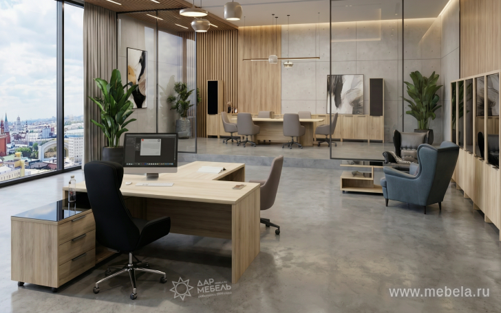 Дверь стеклянная левая 