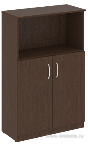 Офисный шкаф средний полузакрытый