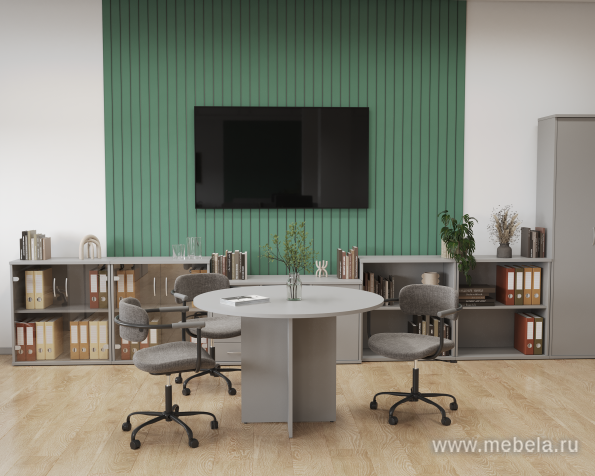 Полукруг на один стол