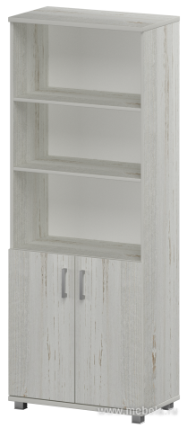 Офисный шкаф широкий высокий полузакрытый (ЛДСП)