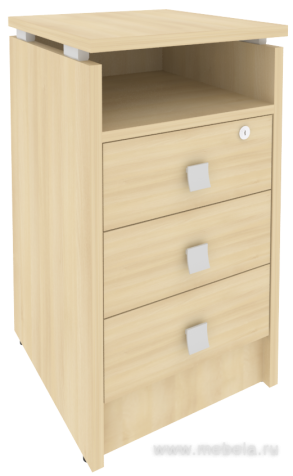 Тумба приставная (с замком)