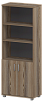 Офисный шкаф широкий высокий полузакрытый (ЛДСП)