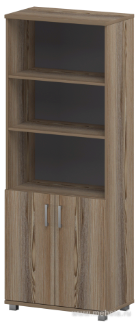 Офисный шкаф широкий высокий полузакрытый (ЛДСП)