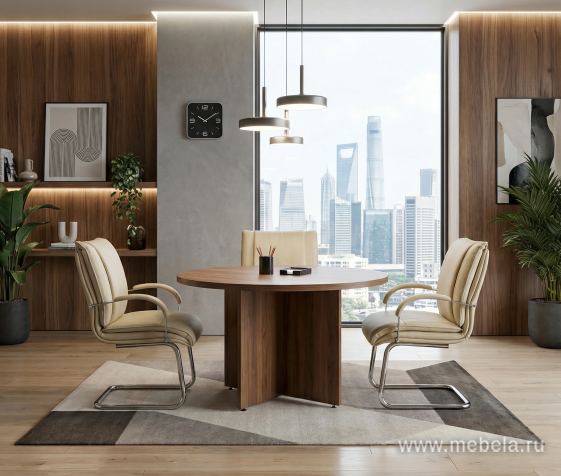 Офисный шкаф широкий средний с тонир. стеклом (без топа)