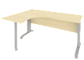 Стол эргономичный на металлокаркасе (левый)