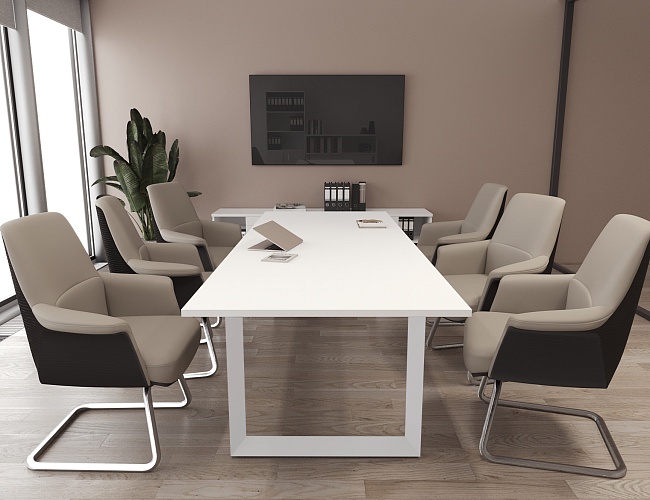 фото столы Оникс Метал-О Белый №3