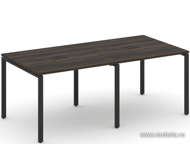 Стол для переговоров на металлокаркасе (2 столешницы)