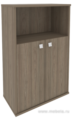 Офисный шкаф средний полузакрытый