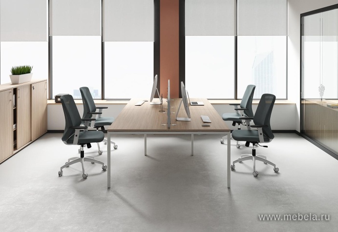 Офисный шкаф для документов (белое матовое стекло)