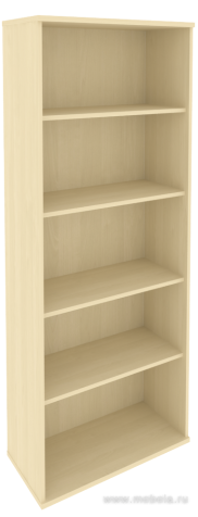 Высокий офисный стеллаж для документов, открытые полки