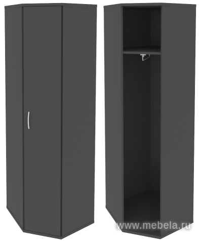 Гардероб угловой (выдвижная вешалка)