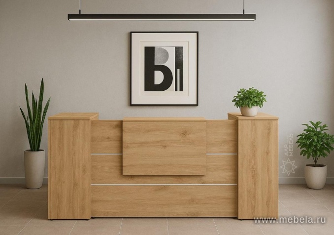 Стойка ресепшен прямая №20